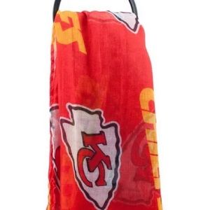Kansas City Chiefs Infinity Sheer Scarf (New)